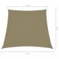 Preview: Sonnensegel Oxford-Gewebe Trapezform 4/5x4 m Beige