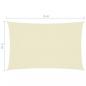 Preview: Sonnensegel Oxford-Gewebe Rechteckig 3x6 m Creme