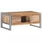 Preview: Couchtisch 95x50x40 cm Raues Mangoholz