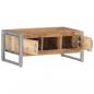 Preview: Couchtisch 95x50x40 cm Raues Mangoholz