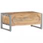 Preview: Couchtisch 95x50x40 cm Raues Mangoholz