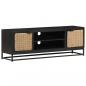 Preview: TV-Schrank 120x30x40 cm Massivholz Mango