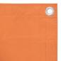 Preview: Balkon-Sichtschutz Orange 75x500 cm Oxford-Gewebe