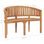 Preview: 4-tlg. Garten-Lounge-Set Massivholz Teak