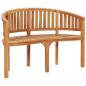 Preview: 4-tlg. Garten-Lounge-Set Massivholz Teak