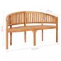 Preview: 4-tlg. Garten-Lounge-Set Massivholz Teak