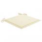 Preview: Gartenstuhl-Kissen 6 Stk. Creme 50x50x3 cm Oxford-Gewebe