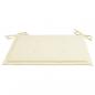 Preview: Gartenstuhl-Kissen 6 Stk. Creme 50x50x3 cm Oxford-Gewebe