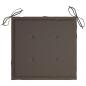 Preview: Gartenstuhl-Kissen 6 Stk. Taupe 50x50x3 cm Oxford-Gewebe