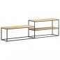 Preview: ARDEBO.de - TV-Schrank 180x30x50 cm Raues Mangoholz