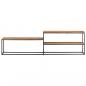 Preview: TV-Schrank 180x30x50 cm Akazie Massivholz