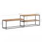 Preview: TV-Schrank 180x30x50 cm Akazie Massivholz