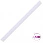 Preview: Garten-Sichtschutz 4 Stk. PVC 35x0,19 m Creme