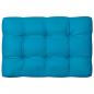 Preview: Palettenkissen Blau 120x80x12 cm Stoff