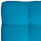 Preview: Palettenkissen Blau 120x80x12 cm Stoff