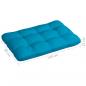 Preview: Palettenkissen Blau 120x80x12 cm Stoff