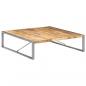 Preview: ARDEBO.de - Couchtisch 140x140x40 cm Raues Mangoholz