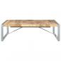 Preview: Couchtisch 140x140x40 cm Raues Mangoholz