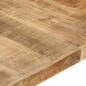 Preview: Couchtisch 140x140x40 cm Raues Mangoholz