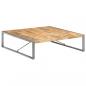 Preview: Couchtisch 140x140x40 cm Raues Mangoholz