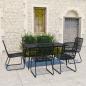 Preview: ARDEBO.de - 7-tlg. Garten-Essgruppe Poly Rattan und Glas