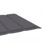 Preview: Sonnenliegen-Auflage Anthrazit 200x60x3 cm Oxford-Gewebe