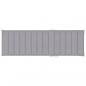 Preview: Sonnenliegen-Auflage Grau 200x60x3 cm Oxford-Gewebe