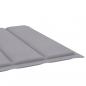 Preview: Sonnenliegen-Auflage Grau 200x60x3 cm Oxford-Gewebe