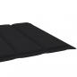 Preview: Sonnenliegen-Auflage Schwarz 200x60x3 cm Oxford-Gewebe