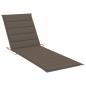 Preview: Sonnenliegen-Auflage Taupe 200x60x3 cm Oxford-Gewebe