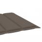 Preview: Sonnenliegen-Auflage Taupe 200x60x3 cm Oxford-Gewebe