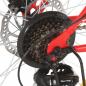 Preview: Mountainbike 21 Gang 27,5 Zoll Rad 38 cm Rot