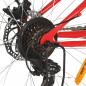 Preview: Mountainbike 21 Gang 26 Zoll Rad 36 cm Rot