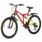 Preview: Mountainbike 21 Gang 26 Zoll Rad 49 cm Rot