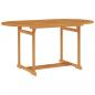 Preview: ARDEBO.de - Gartentisch 150x90x75 cm Teak Massivholz