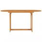 Preview: Gartentisch 150x90x75 cm Teak Massivholz