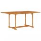 Preview: ARDEBO.de - Gartentisch 150x90x75 cm Teak Massivholz