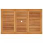 Preview: Gartentisch 150x90x75 cm Teak Massivholz