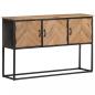 Preview: ARDEBO.de - Sideboard 120x30x75 cm Akazie Massivholz