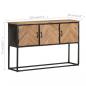 Preview: Sideboard 120x30x75 cm Akazie Massivholz