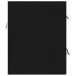 Preview: Waschbeckenunterschrank Schwarz 60x38,5x48 cm Holzwerkstoff