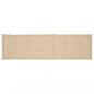 Preview: Liegestuhl-Auflage Beige (75+105)x50x4 cm