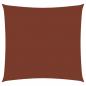 Preview: ARDEBO.de - Sonnensegel Oxford-Gewebe Quadratisch 4,5x4,5 m Terracotta