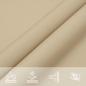 Preview: Sonnensegel Oxford-Gewebe Quadratisch 4,5x4,5 m Beige