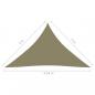 Preview: Sonnensegel Oxford-Gewebe Dreieckig 3x3x4,24 m Beige