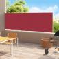 Preview: ARDEBO.de - Seitenmarkise Ausziehbar 180x500 cm Rot