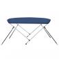 Preview: 2-Bow Bimini Top Marineblau 150x120x110 cm