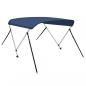 Preview: 2-Bow Bimini Top Marineblau 150x120x110 cm