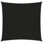 Preview: ARDEBO.de - Sonnensegel 160 g/m² Schwarz 2x2 m HDPE