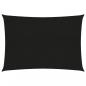 Preview: ARDEBO.de - Sonnensegel 160 g/m² Schwarz 2,5x4 m HDPE